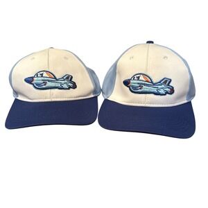 Set Of 2Minor League Baseball Raised Replica Hat Aberdeen Ironbirds Adult